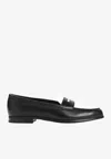 Church's Round Toe Loafers Contrasting Detail In Monochrome