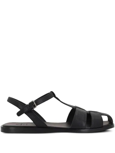 CHURCH'S ODYSSEY NAPPA LEATHER T-STRAP SANDALS