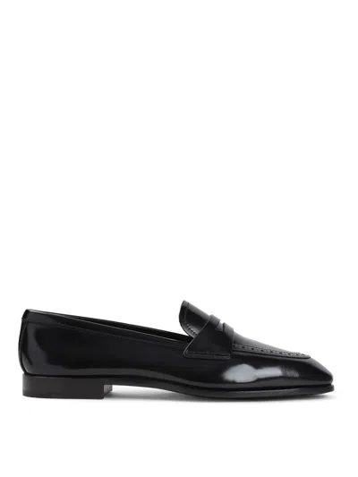 Church's Church`s Onyx Penny Loafers In Black
