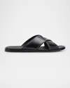 Church's Oriyah Leather Stud Crisscross Sandals In Antrac.sc.