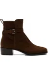 Church's Ankle Boot With Block Heel And Buckle In Brown