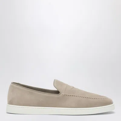 Church's Peebles Loafer In Desert-colored Suede In Neutral