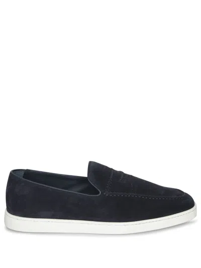 Church's Peebles Suede Blue Loafers