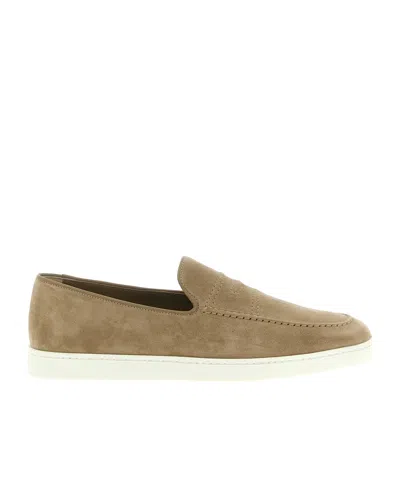Church's Peebles Suede Loafers In Brown