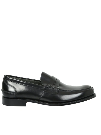 Church's Pembrey Leather Loafers In Aab Black