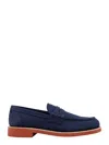 Church's Round Head Loafer Shoes In Blue
