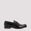 Church's Black Moccasin Flat Shoes With Elegant Detailing For Modern Men In Black