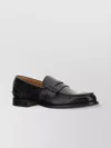 Church's Round Toe Loafers In Black