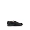 Church's Black Moccasin Flat Shoes With Elegant Detailing For Modern Men In Black