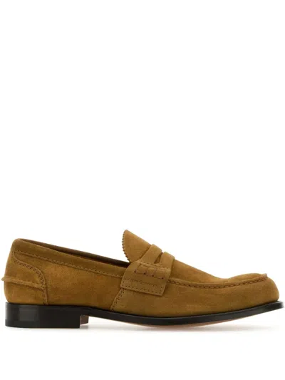 Church's Brown Suede Loafers