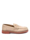 Church's Pembrey Cotton Loafers In Light Grey