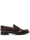 Church's Pembrey Patent-leather Penny Loafers In Brown