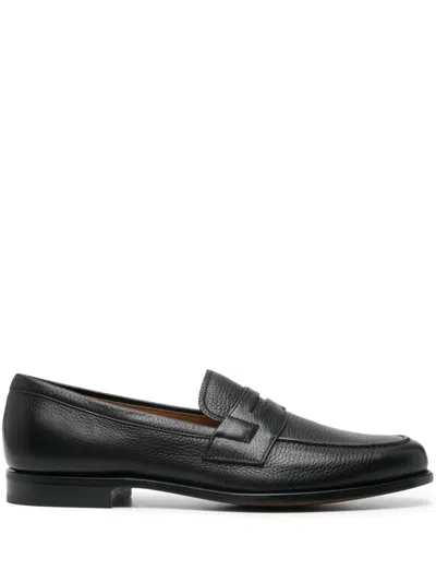 Church's Heswall Leather Penny Loafers In Black