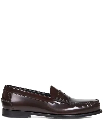 Church's Penny-slot Stitched Loafers In Brown