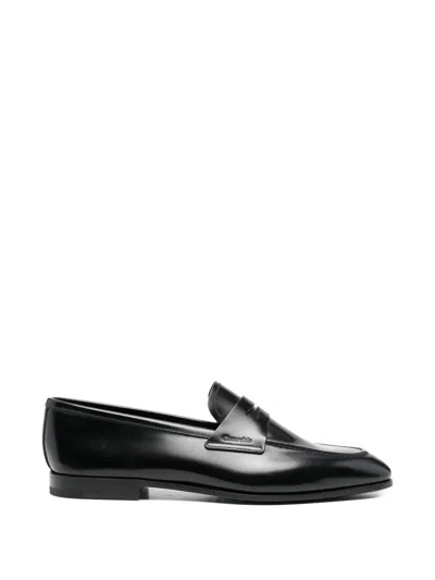 Church's Penny-strap Leather Loafers In Black