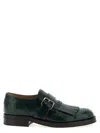 Church's Lace Up Shoes With Brogue And Fringe Detail In Green