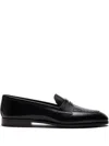Church's Polished-finish Leather Loafers In Schwarz