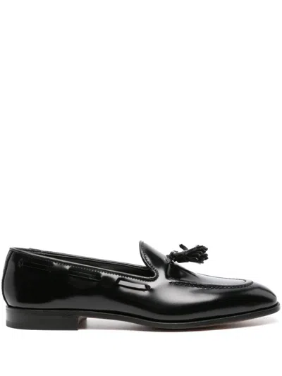 CHURCH'S POLISHED LEATHER MAIDSTONE LOAFERS
