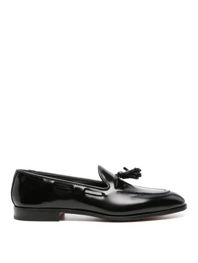 Church's Polished Leather Maidstone Loafers In Black