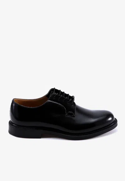 Church's Polished Leather Oxford Shoes In Black