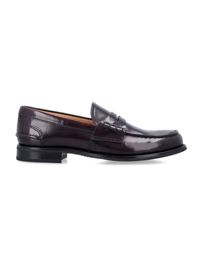 Church's Church`s Polished Loafer W5 For Women In Light Burgundy