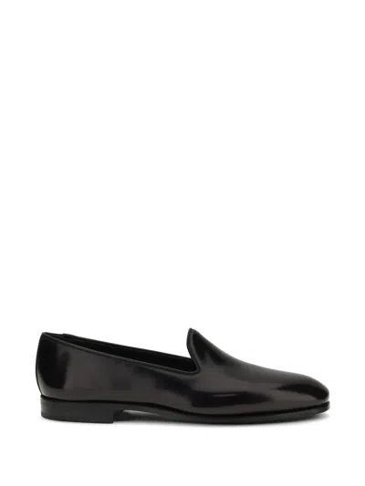 Church's Polished Loafers In Black