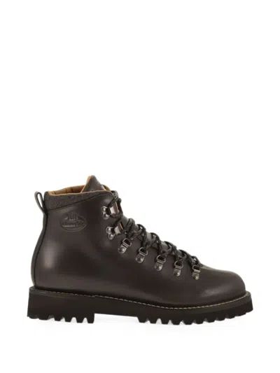 Church's Poulton Brushed Leather Trekking Boots In Brown