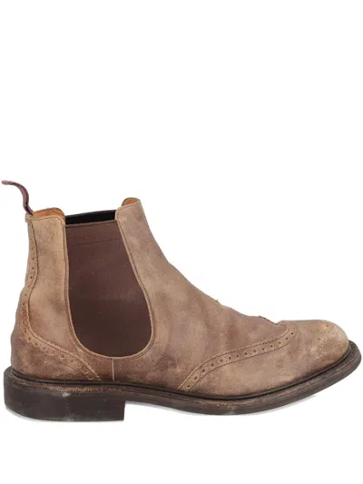 Pre-owned Church's  Suede Chelsea Boots