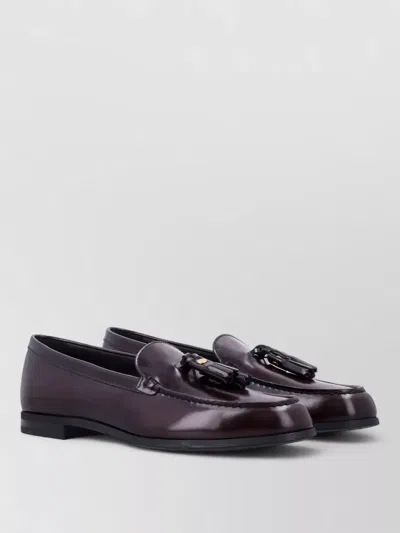 Church's Polished Smoked Patent Leather Priscilla Loafer With Iconic Tassels In Brown