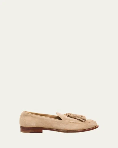Church's Renee Suede Tassel Loafers In Brown