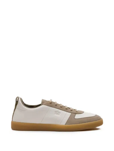 Church's Repton Panelled Leather Sneakers In White