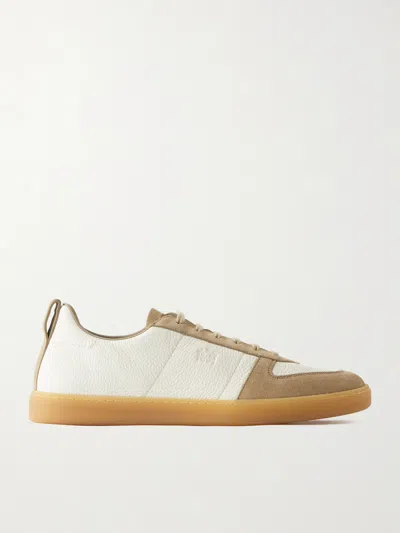 Church's Repton Panelled Leather Sneakers In White