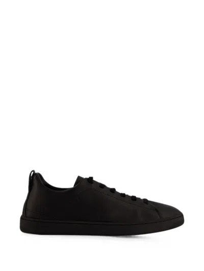 Church's Rochdale Lace-up Leather Sneakers In Black
