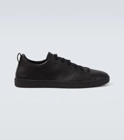 Church's Rochdale Leather Sneakers In Black