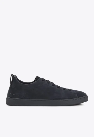 Church's Rochdale Low-top Suede Sneakers In Blue
