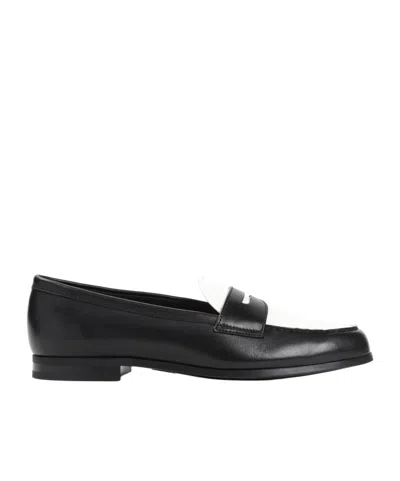 Church's Natalie Panelled Penny Loafers In Black