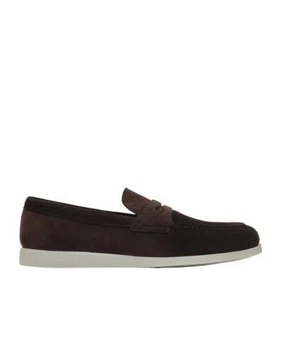 Church's Round Head Loafer Shoes In Black