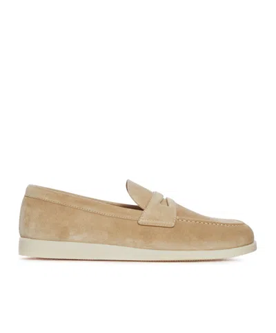 Church's Round Head Loafer Shoes In Nude