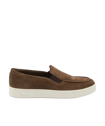 Church's Round Head Loafer Shoes In White