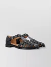 Church's Round Toe Calf Leather Sandal In Black