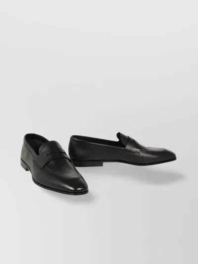 Church's Round Toe Leather Loafers