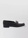 Church's Round Toe Loafers Contrasting Detail In Black