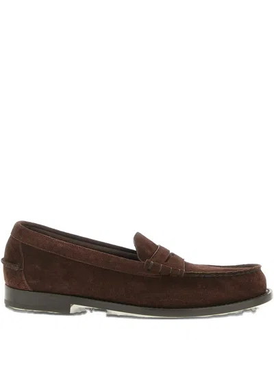 Church's Rowley Calf Suede Loafers In Brown