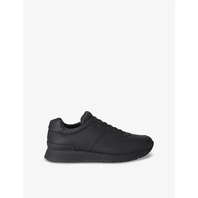 Church's S Mens Blk/white Livingston Leather Low-top Trainers Eur 43.5 / 9.5 Uk
