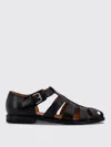 Church's Fisherman Leather Sandals In Schwarz