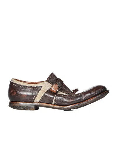 CHURCH'S CHURCH'S SHANGHAI DISTRESSED BROGUE MONK SHOES