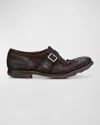 CHURCH'S SHANGHAI LEATHER MONK OXFORD LOAFERS