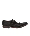 Church's Buckle Detailed Round Toe Loafers In Black