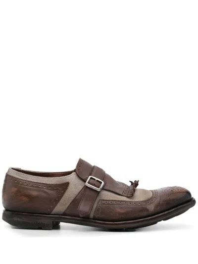 Church's Shanghai Loafers In Walnut/ecru