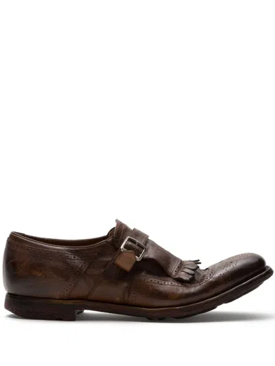 Church's Shanghai Vintage Leather Loafers In Brown